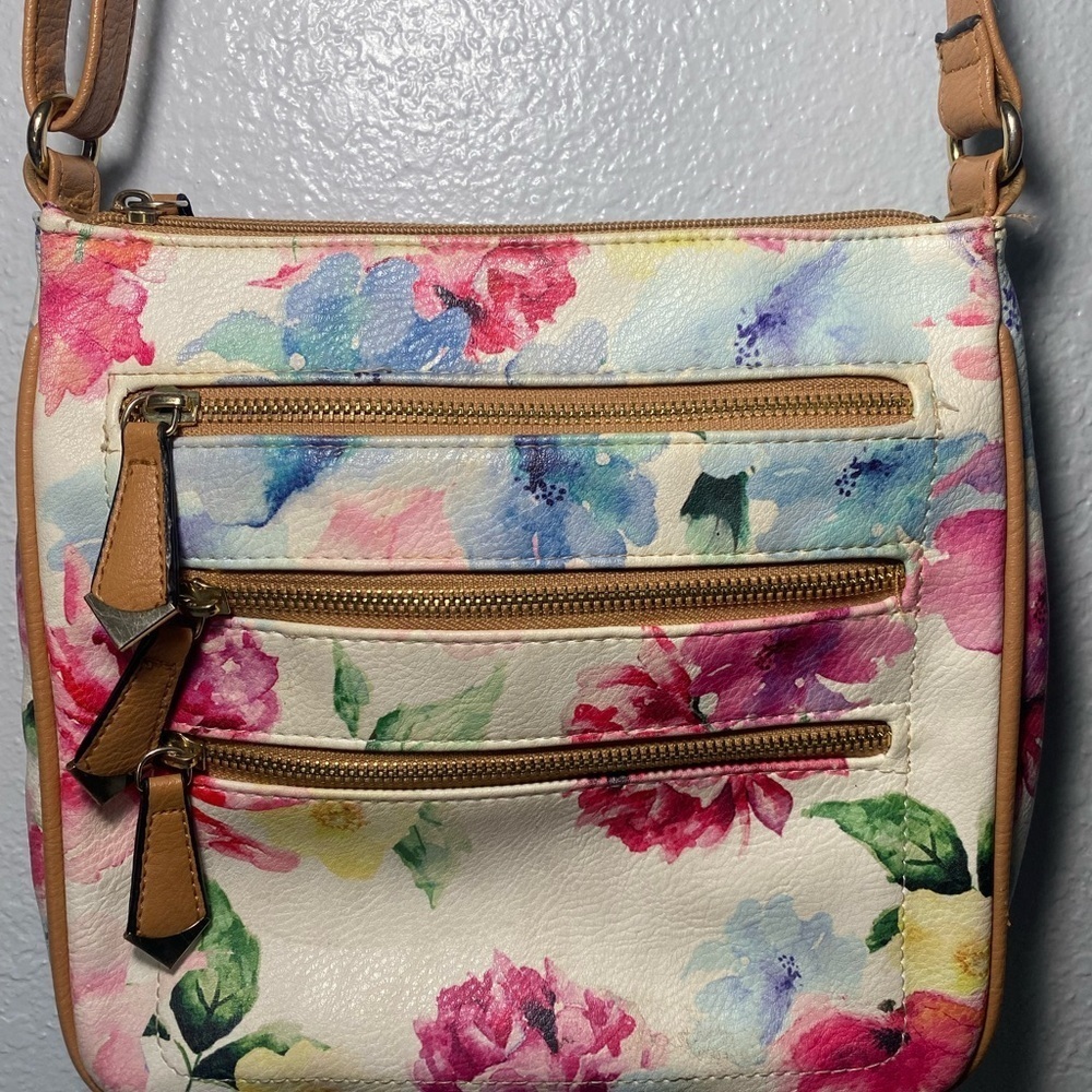 Apt. 9 Multicolor Floral Crossbody Bag